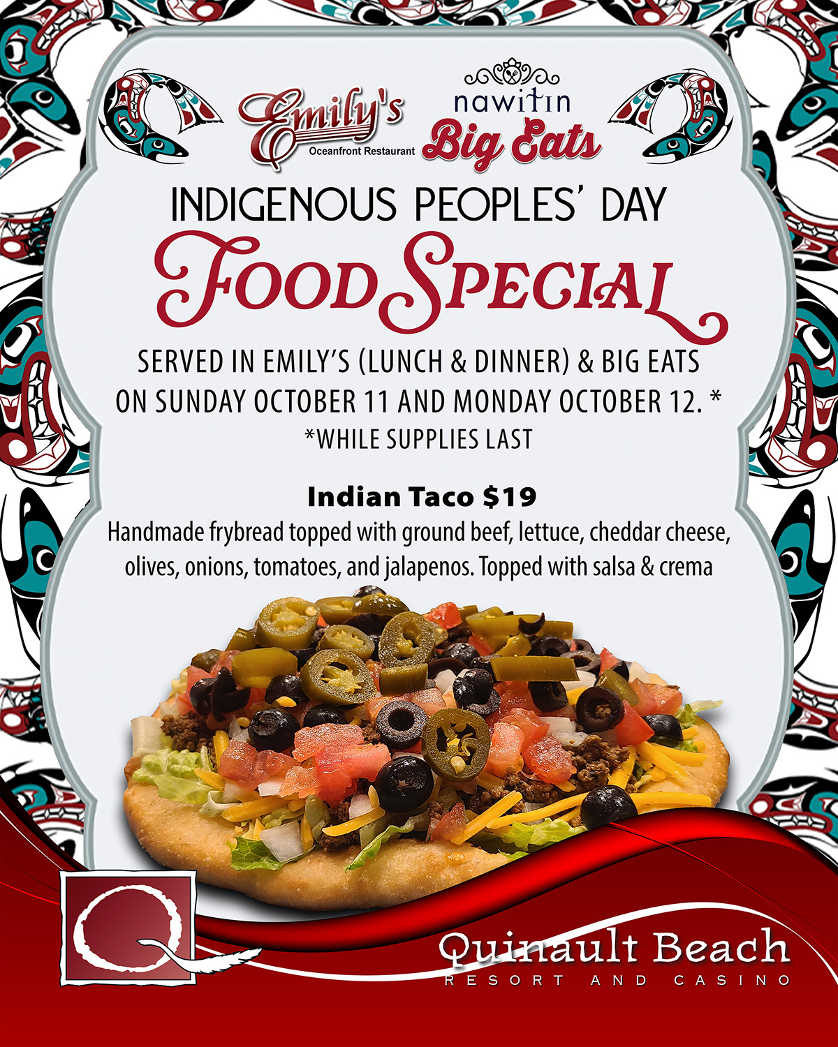 Indian Tacos Flyer Indian Tacos Flyer
